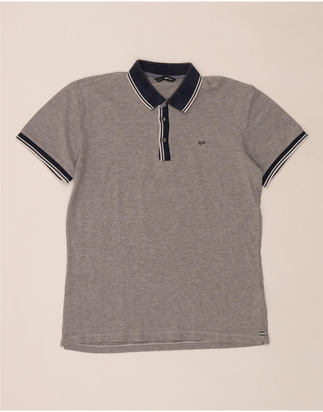Polo GAS Hombre Gris Medio