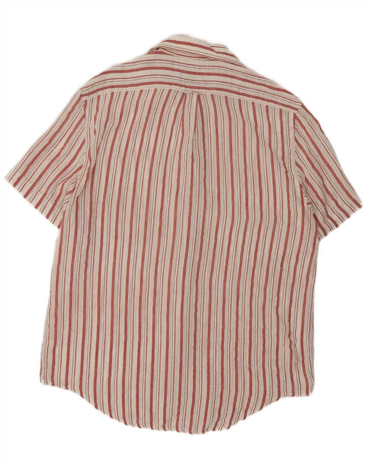 Camisa Cacharel Hombre Manga Corta Grande Rayas Blancas
