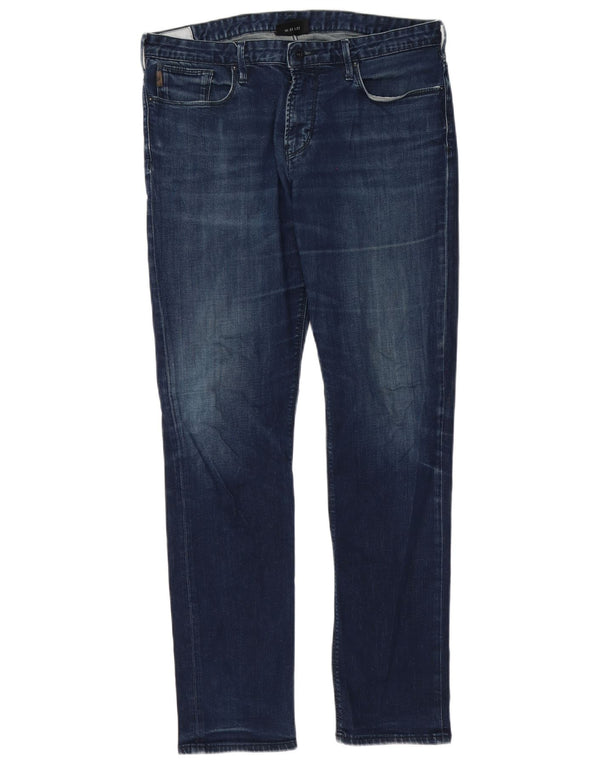 Emporio Armani Vaqueros ajustados para hombre W33 L32 Algodón azul