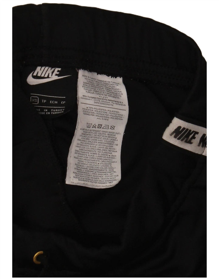 Nike Hombre Pantalones De Chándal Gráfico Joggers XS Negro Poliéster