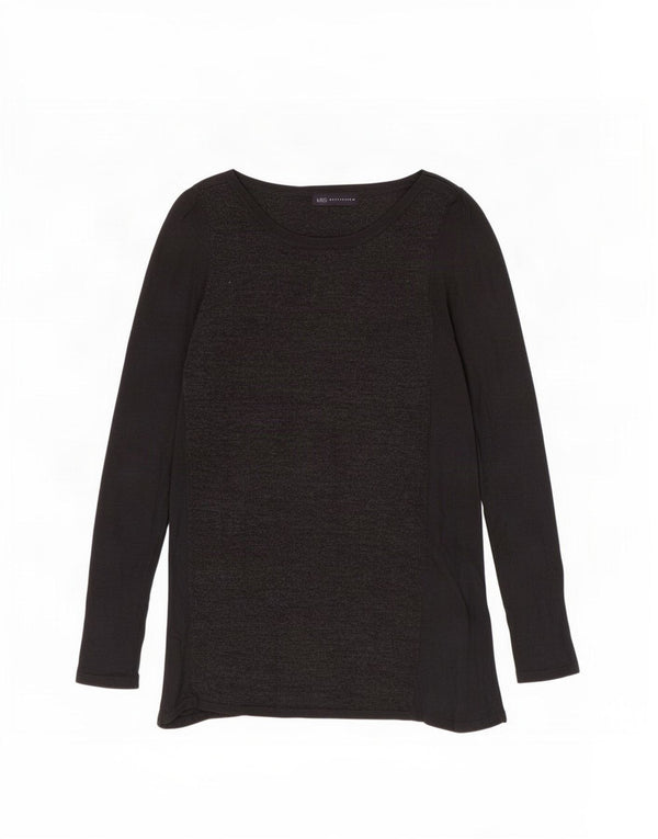 Marks & Spencer Suéter con Cuello Barco para Mujer UK 8 Pequeño Acrílico Gris