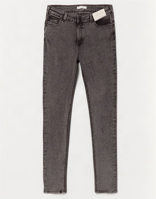 Jack Wills Womens High Rise Super Skinny Jeans W30 L32 Grey Cotton