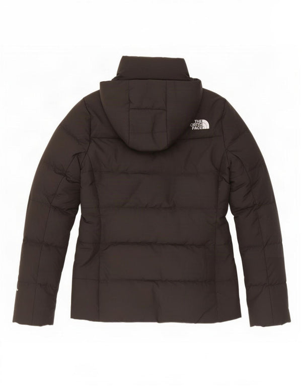 The North Face Womens Hooded Padded Jacket UK 6 XS Black Polyester