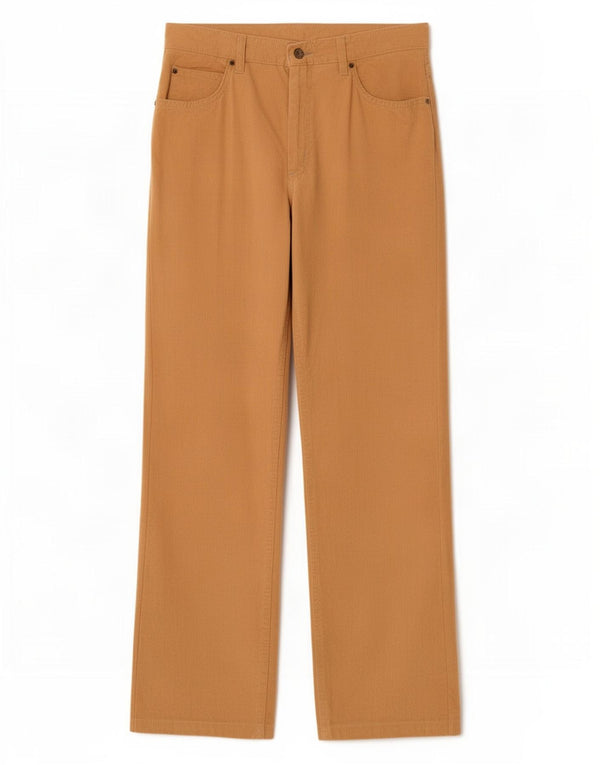 Pantalones informales rectos Lee para hombre W34 L34 Algodón beige