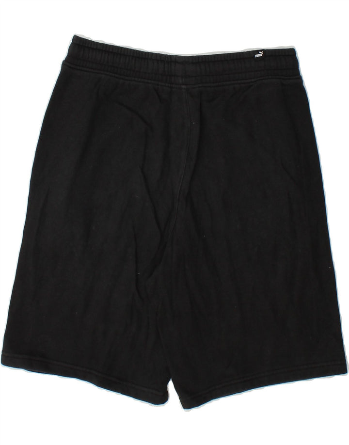 PUMA Mens Graphic Sport Shorts Small  Black Cotton Vintage Puma and Second-Hand Puma from Messina Hembry 