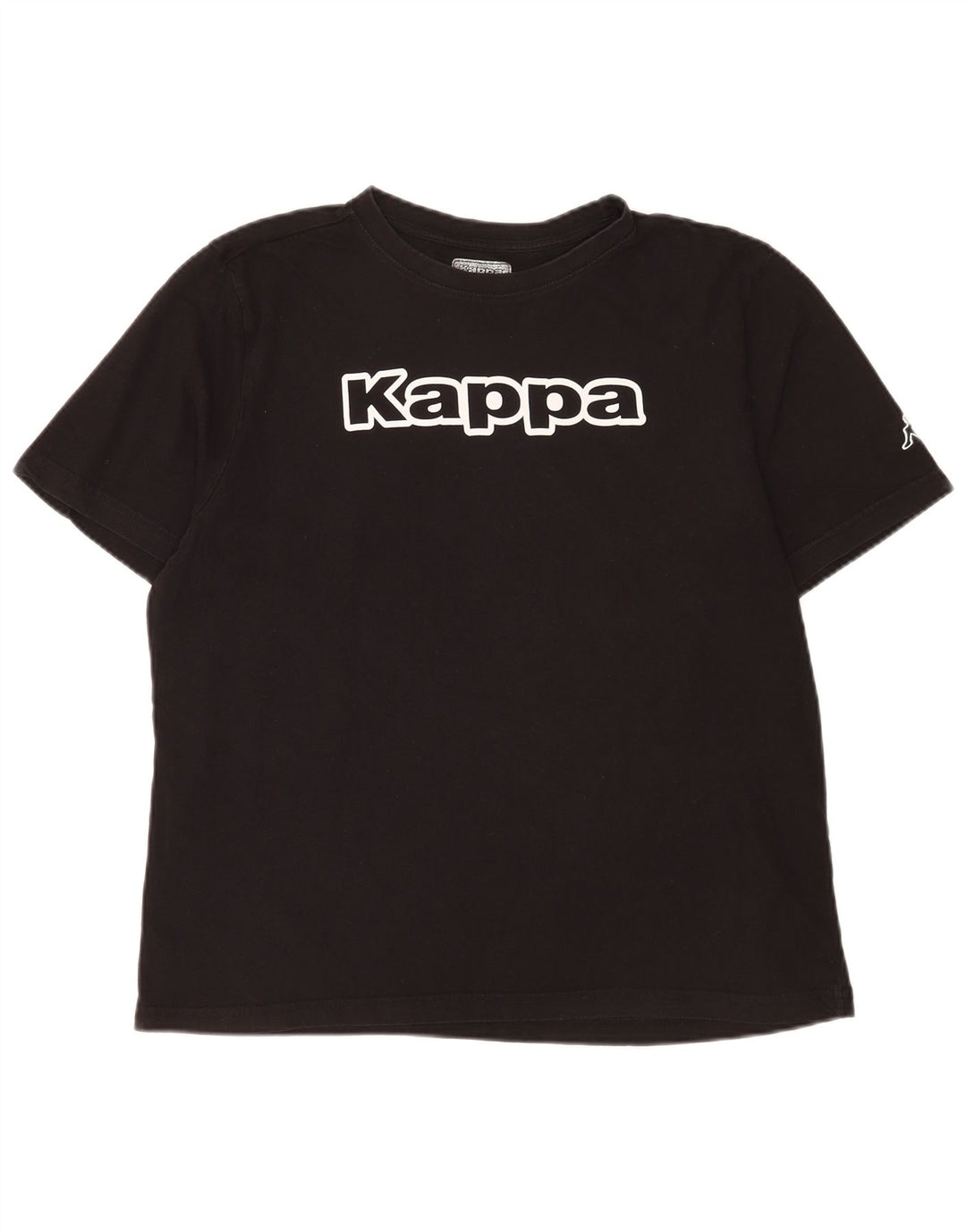 Kappa - Camiseta gráfica para hombre, talla grande, color negro