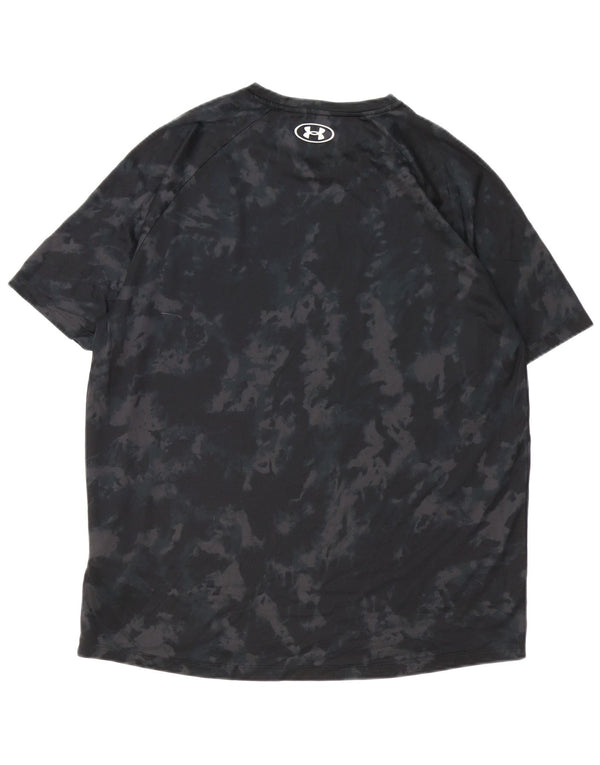 Under Armour Camiseta gráfica Heat Gear para hombre Top XL Poliéster teñido anudado negro