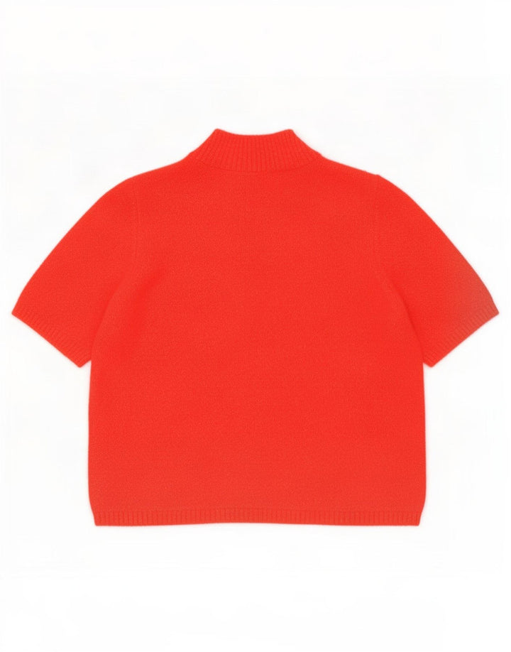 Marks & Spencer Suéter con Cuello Alto para Mujer UK 46 Grande Rojo