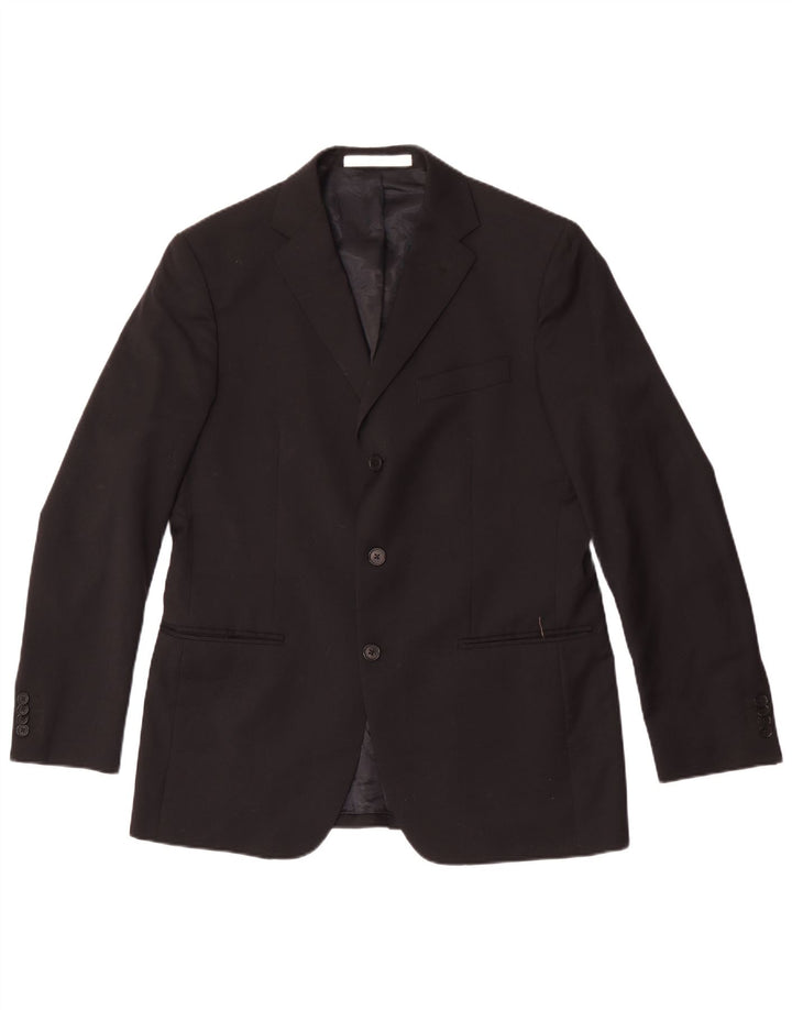 Ferre Chaqueta tipo blazer de 3 botones para hombre IT 52 XL Lana negra