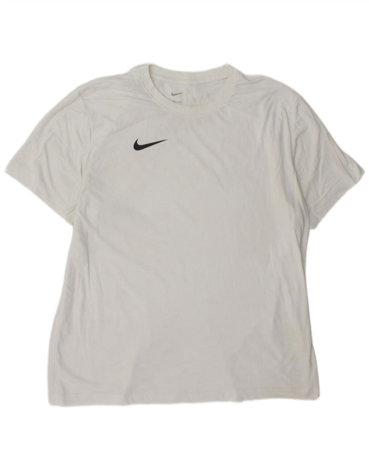 Nike Camiseta Dri Fit para Hombre Top XL Blanco