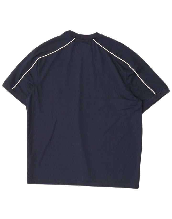 Jack Wills Camiseta gráfica para hombre Top color azul marino mediano
