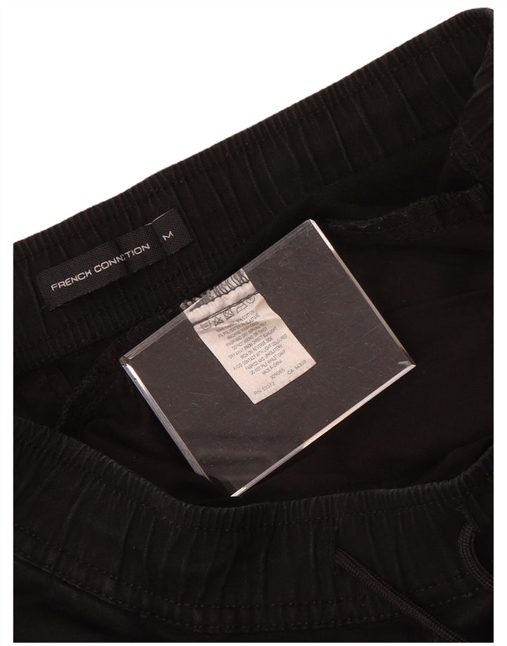 French Connection Pantalones De Chándal Para Hombre Joggers Medianos De Algodón Negro