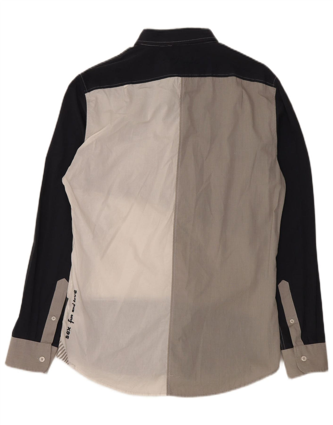 Desigual Camisa gráfica grande de algodón con bloques de color multicolor |