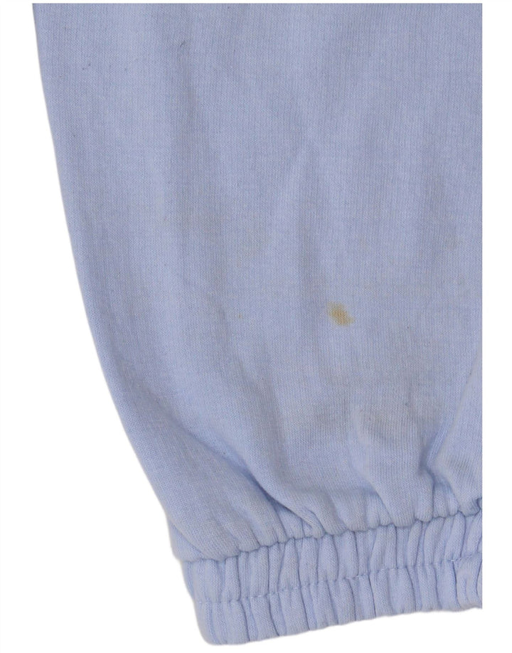 Zara Mujer Chándal Pantalones Joggers UK 10 Small Azul Poliéster