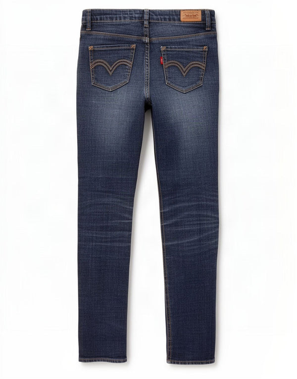 Levi's Vaqueros pitillo para niña 9-10 años W26 L26 Azul Ramio
