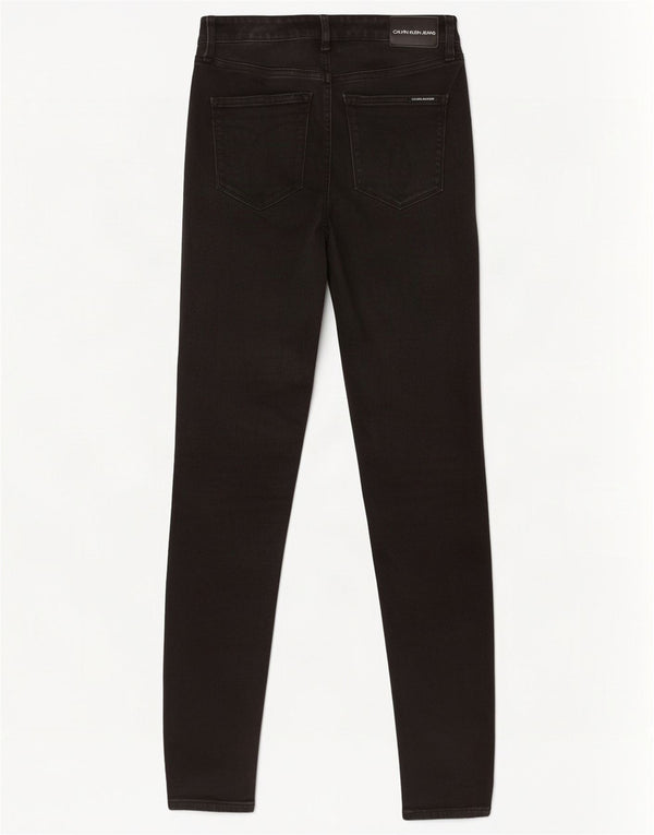 Calvin Klein Jeans ajustados de talle alto para hombre W30 L30 Algodón negro