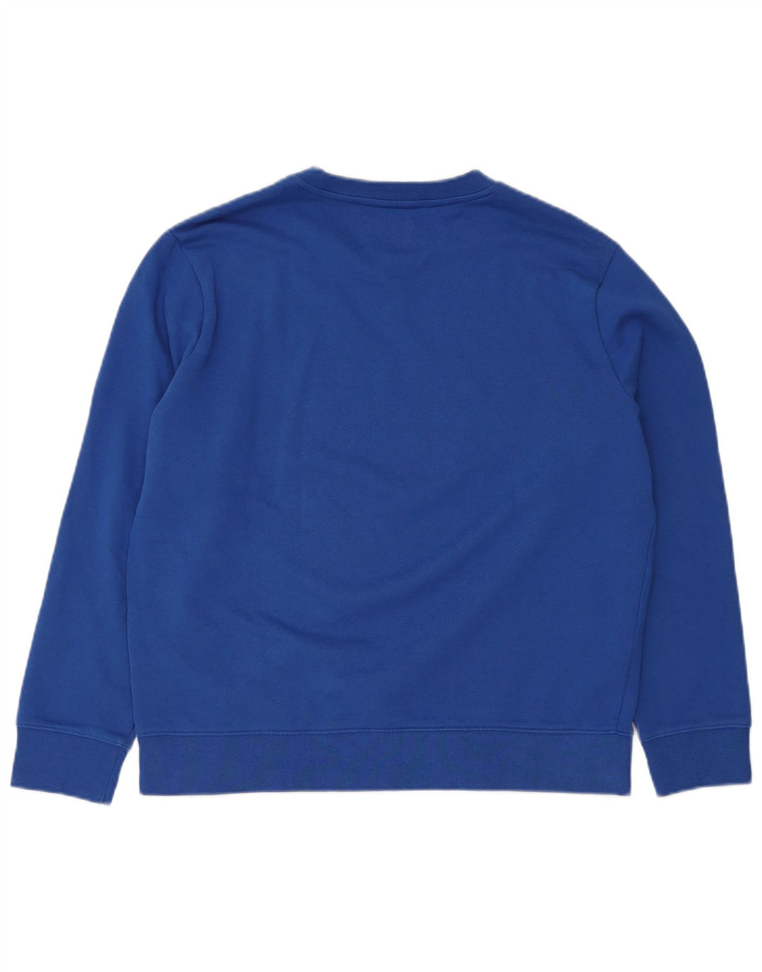VINTAGE sudadera para hombre Jumper algodón azul grande