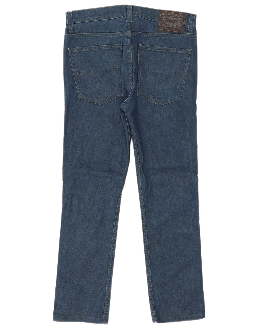 Levi's Hombre 510 Slim Jeans W32 L27 Algodón Azul