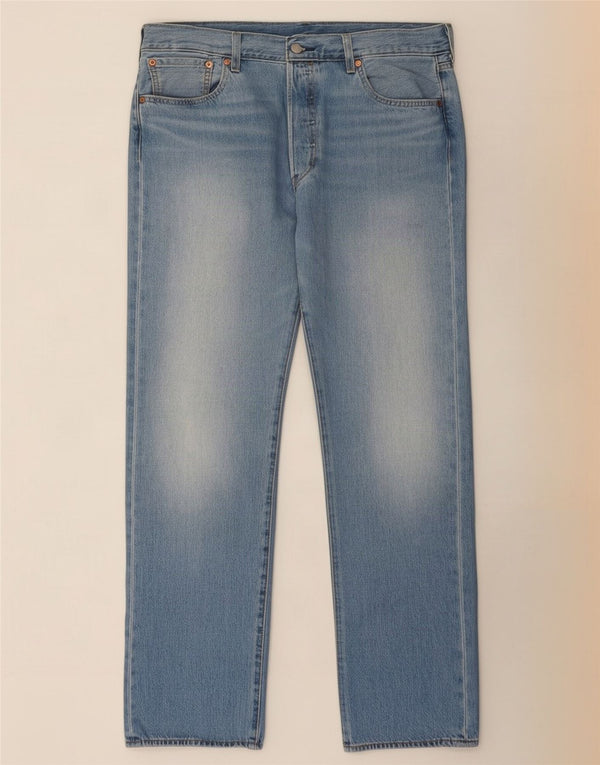 Levi's Vaqueros rectos 501 para hombre W34 L32 Algodón azul