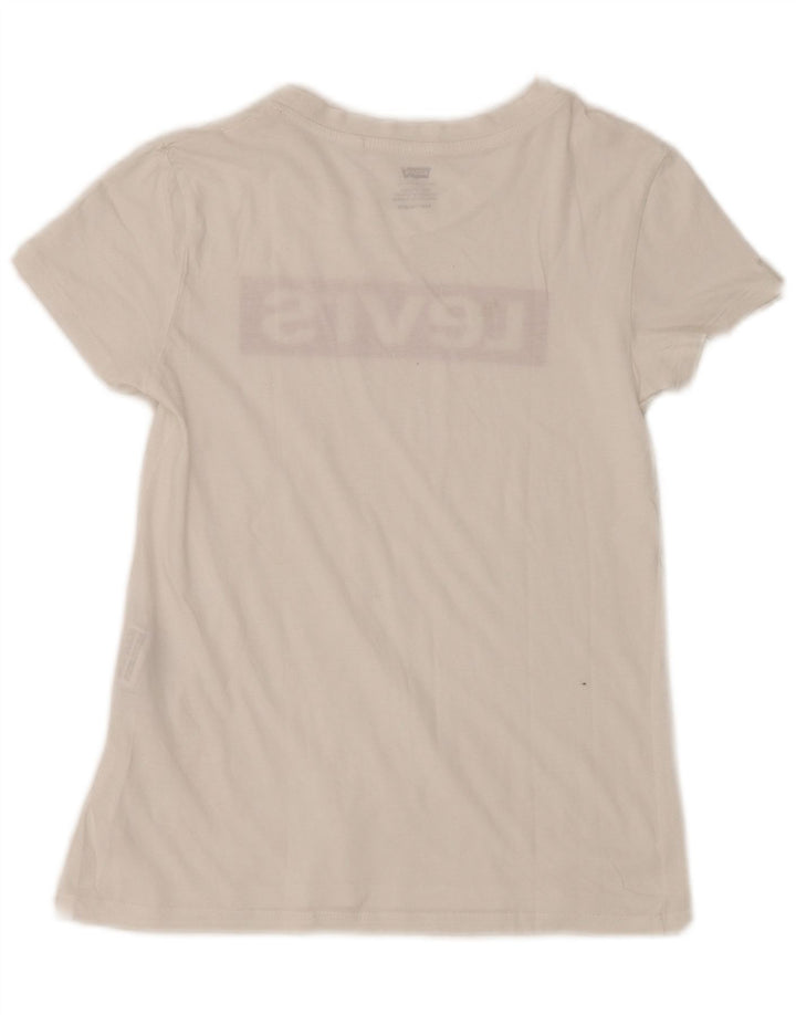 Levi's Camiseta Gráfica para Mujer Top UK 2 2XS Blanco