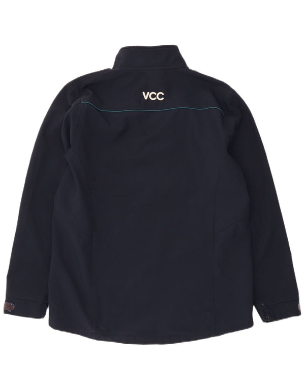 Champion Chaqueta cortavientos gráfica para hombre UK 38 Mediano Azul marino Poliéster
