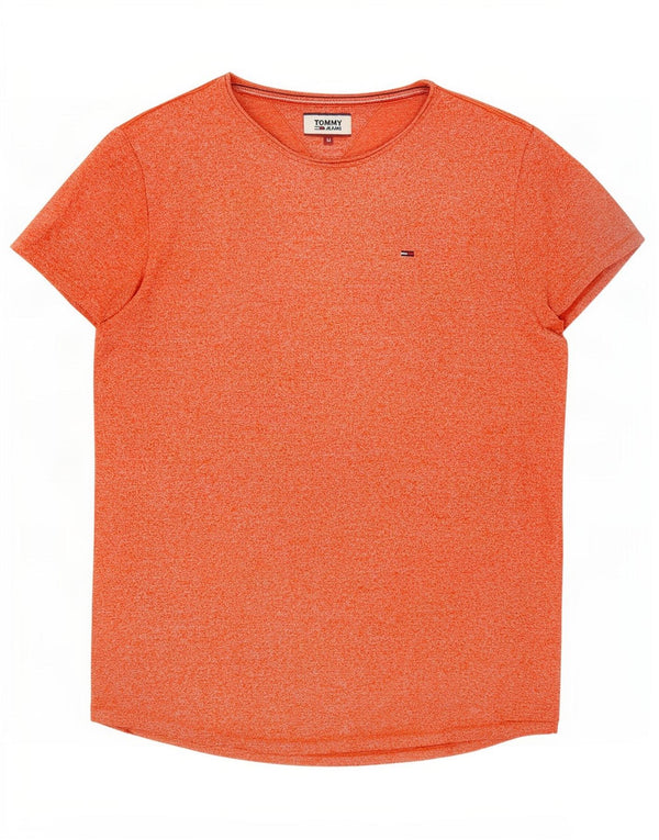 Tommy Hilfiger Camiseta para Mujer Top UK 40 XL Algodón Moteado Naranja