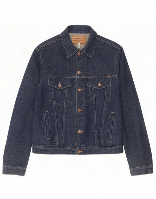 Pickwick Chaqueta vaquera para hombre UK 42 XL Algodón azul marino