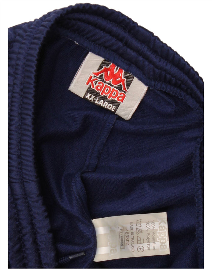 Kappa Pantalón Chándal Hombre 2XL Azul Marino Poliéster