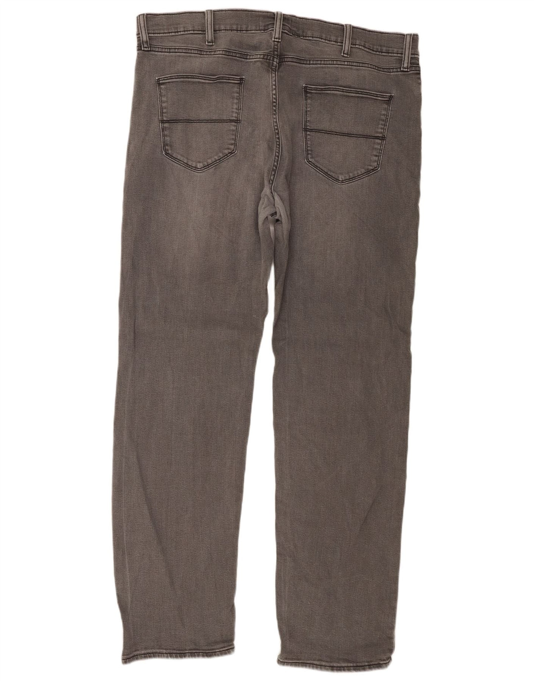 Marks & Spencer Vaqueros rectos para hombre W38 L33 Algodón gris