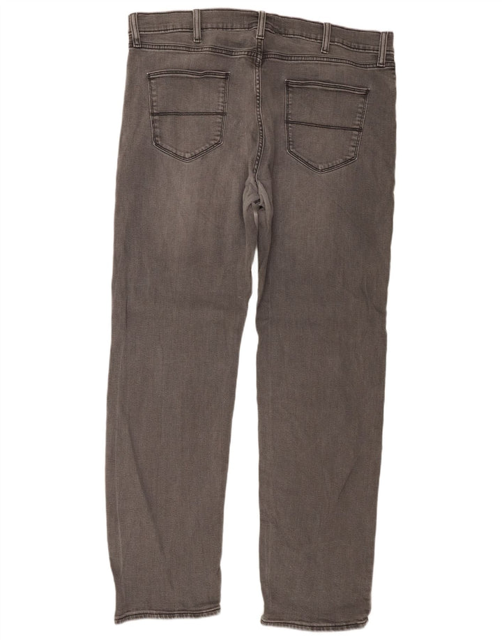 Marks & Spencer Vaqueros rectos para hombre W38 L33 Algodón gris