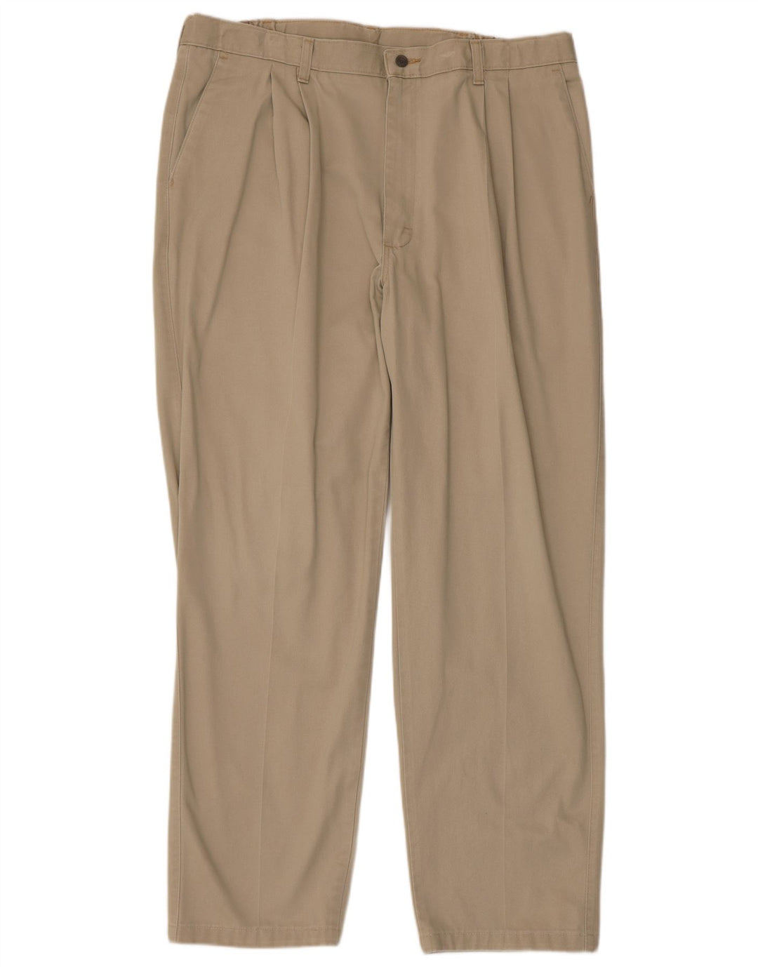 LEE Pantalones chinos con pinzas para hombre W38 L32 Algodón beige