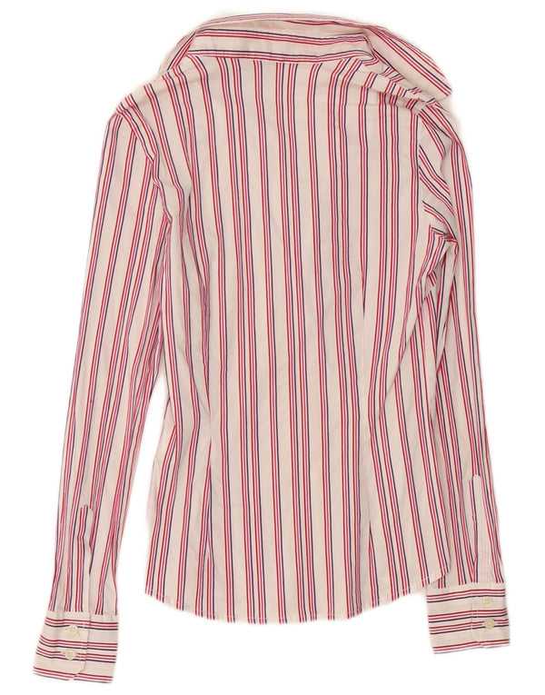 Camisa Guess By Marciano Mujer EU 40 Algodón Rayas Rosa Medio