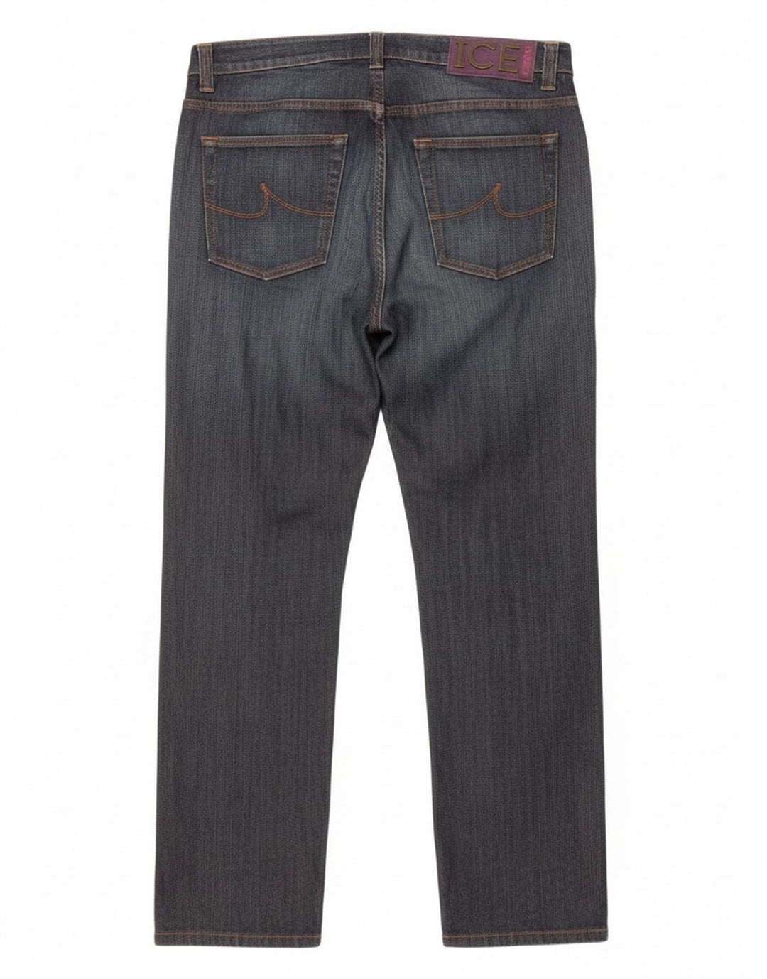 Iceberg Vaqueros Slim Mujer W32 L32 Azul Marino Algodón