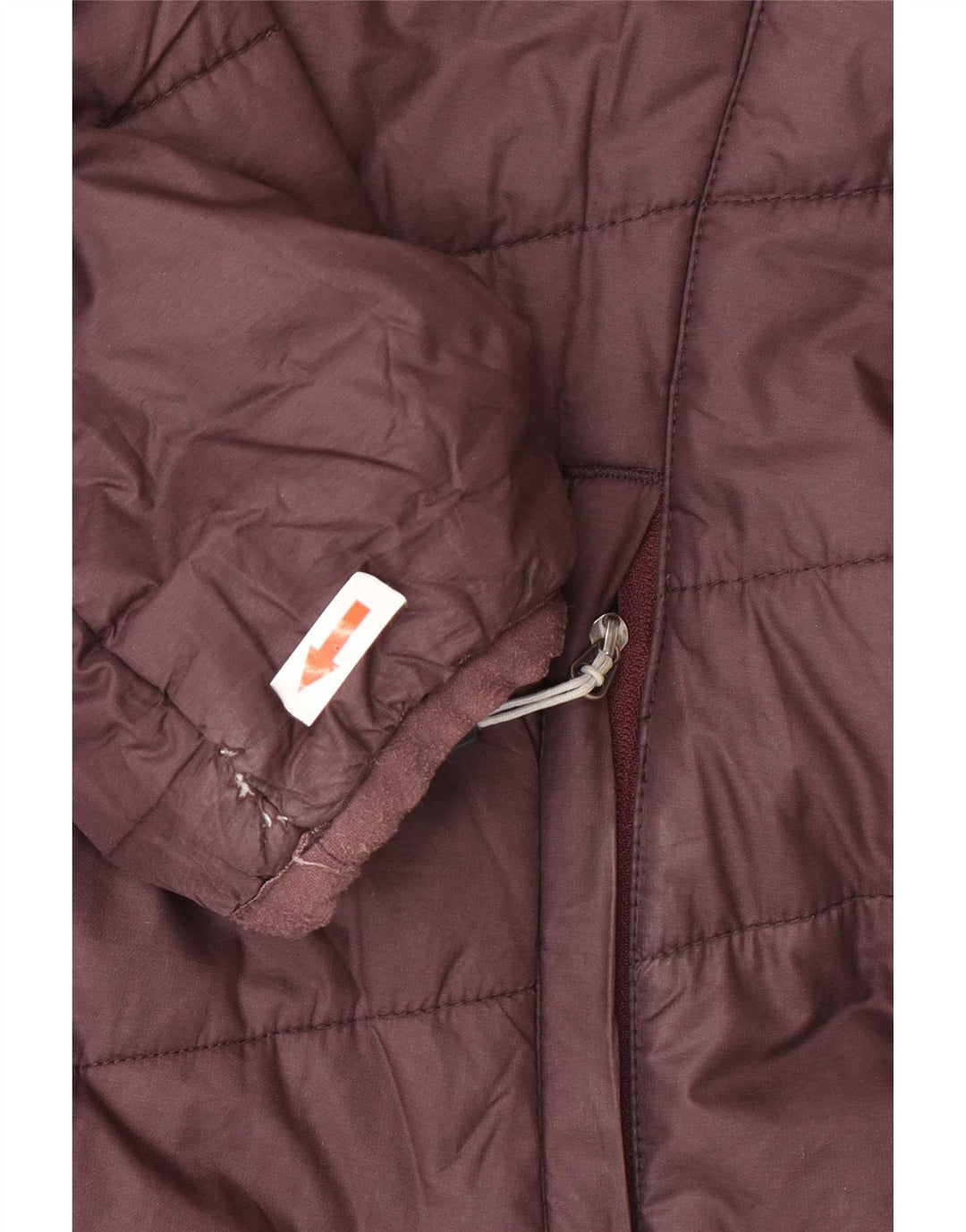 Rohan Chaqueta acolchada con capucha para mujer UK 44 Poliéster marrón medio