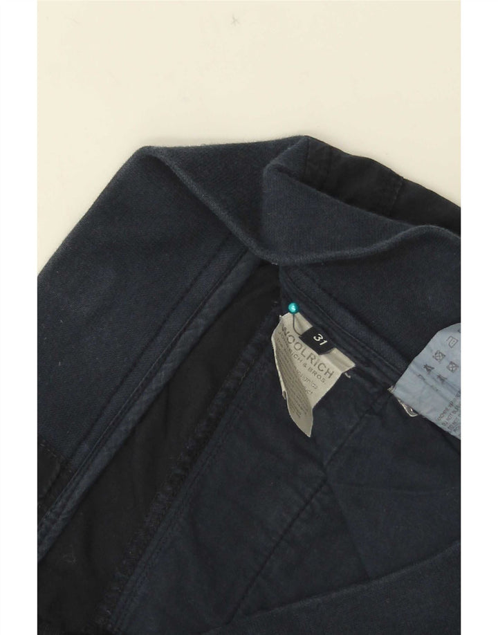 Pantalón Recto Mujer Woolrich W31 L31 Azul Marino Algodón