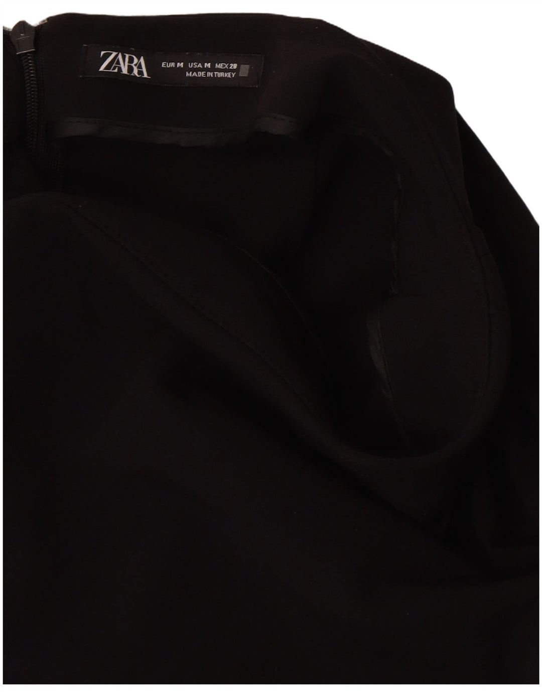 Zara Mujer Mini Falda Mediana W30 Negro