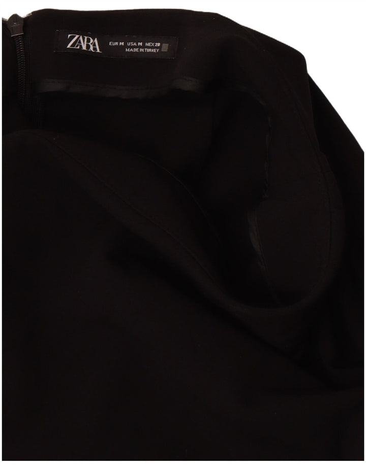 Zara Mujer Mini Falda Mediana W30 Negro