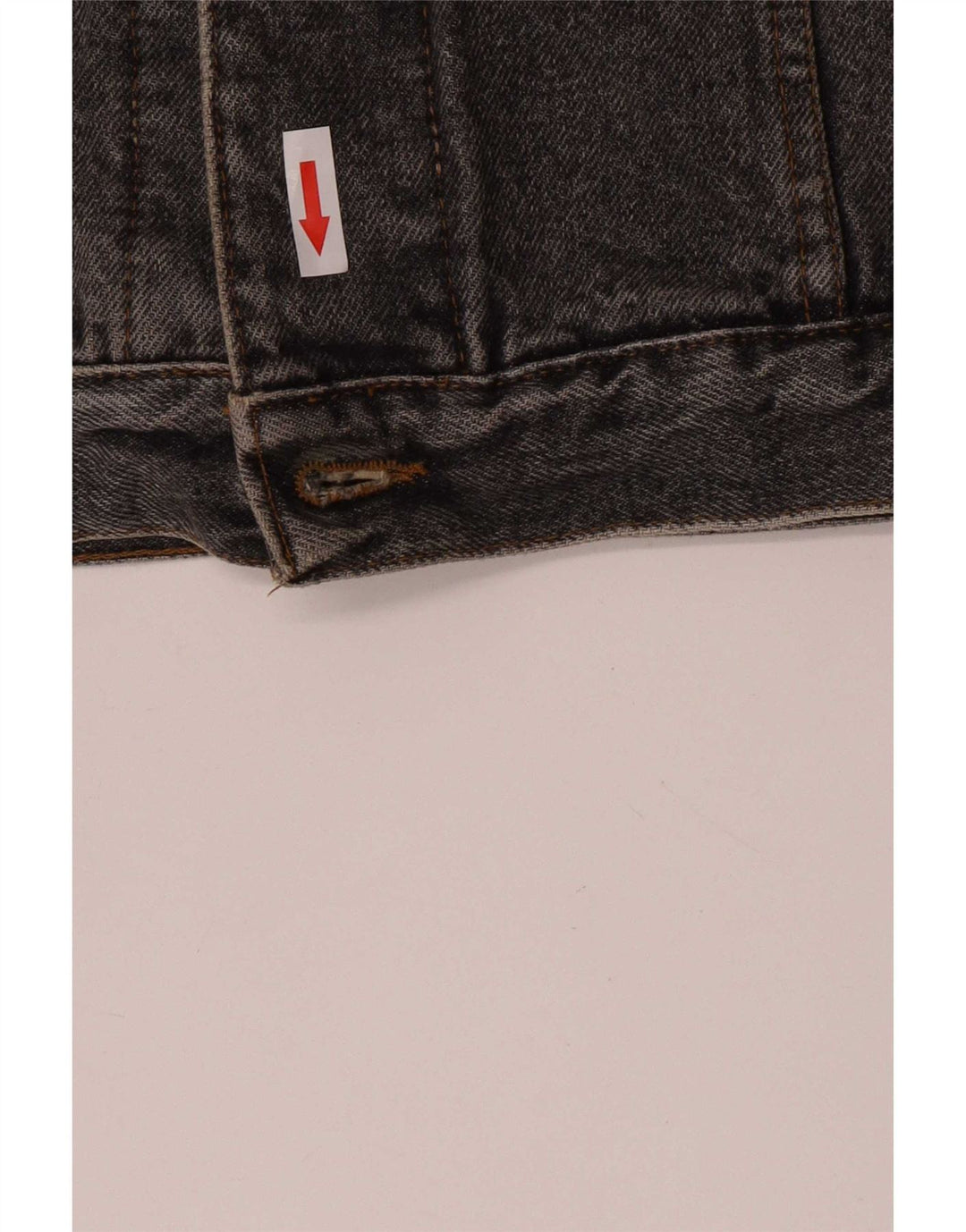 Casucci Chaqueta vaquera para hombre UK 38 Algodón gris medio
