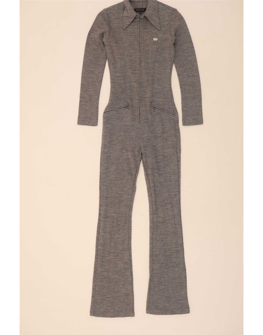 Mono Replay para mujer UK 4 XS Acrílico gris
