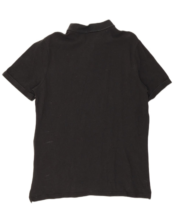 Polo Nike Hombre Grande Negro Algodón