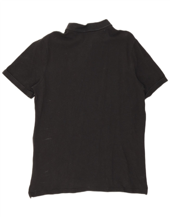 Polo Nike Hombre Grande Negro Algodón