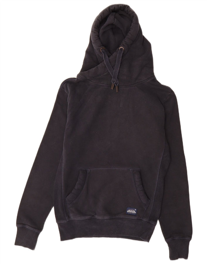 Superdry Hombre Sudadera Con Capucha Jumper Medium Azul Marino Algodón