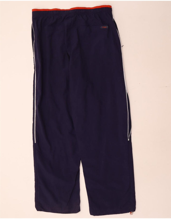 Fila Pantalón De Chándal Para Hombre Grande Azul Marino Poliamida