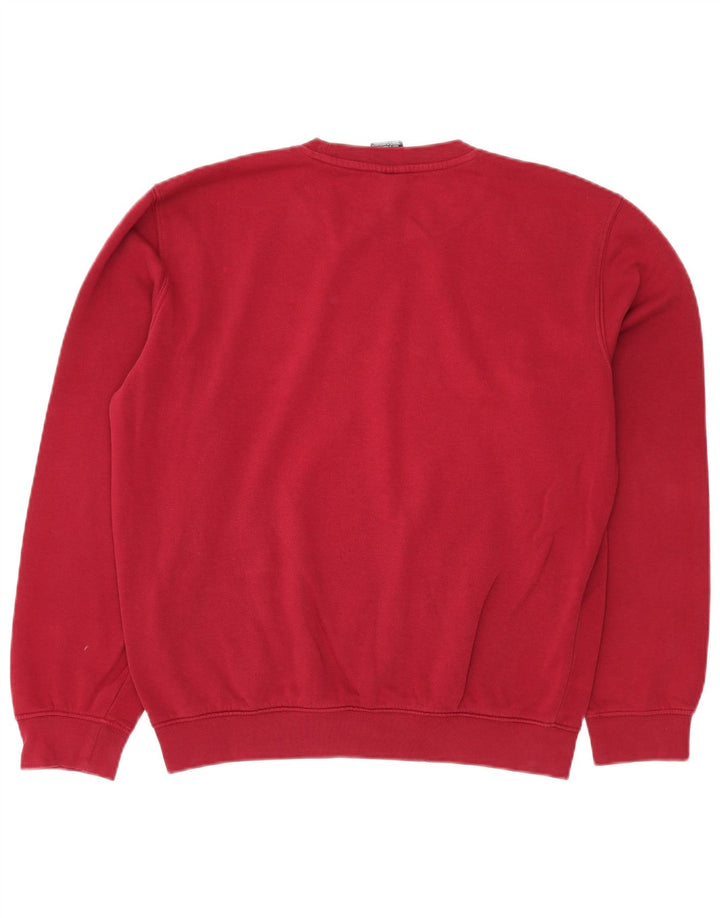 Champion Sudadera Gráfica para Hombre Jersey Grande De Algodón Rojo