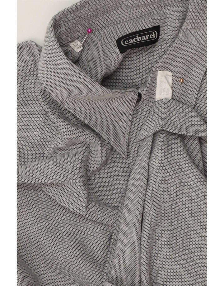 Camisa Cacharel Hombre Talla 43 17 XL Gris Algodón