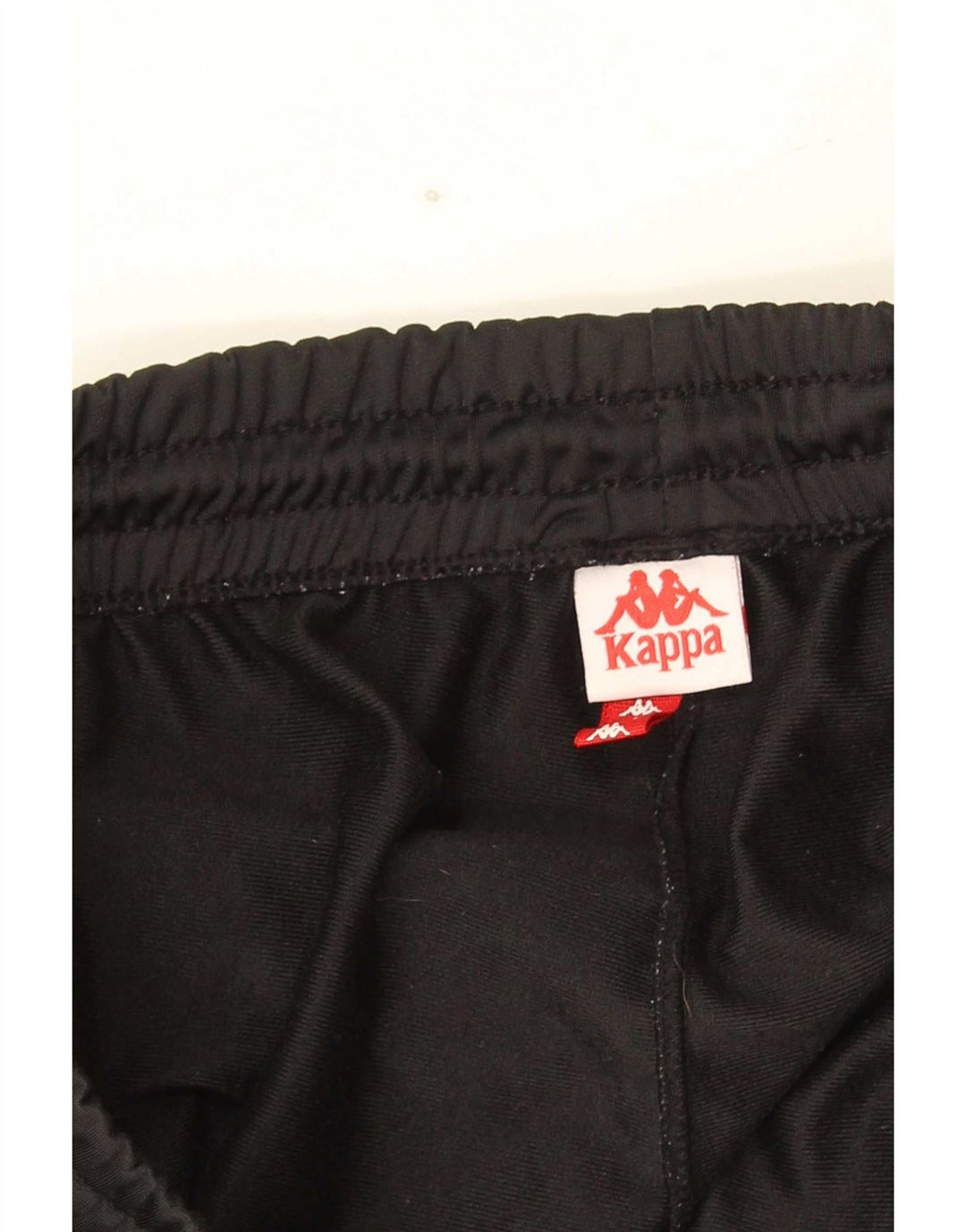 Kappa Hombre Pantalones De Chándal Gráficos Large Negro Colorblock
