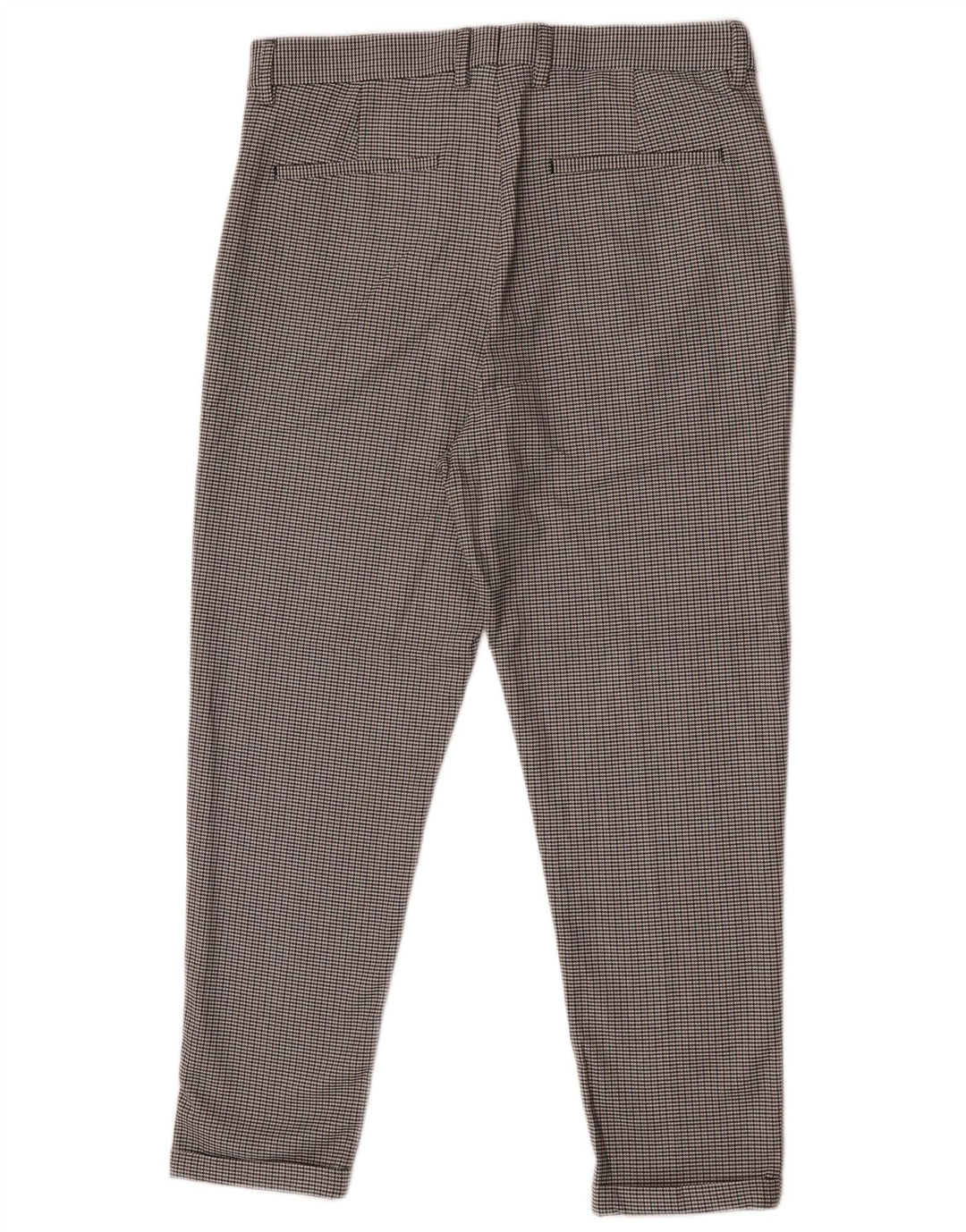 Zara Mens Slim Chino Pantalones EU 40 Medium W31 L25 Gris Pata De Gallo