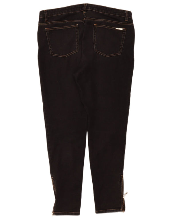 Michael Kors Jegging Jeans para Mujer US 12 Grande W31 L31 Algodón Negro