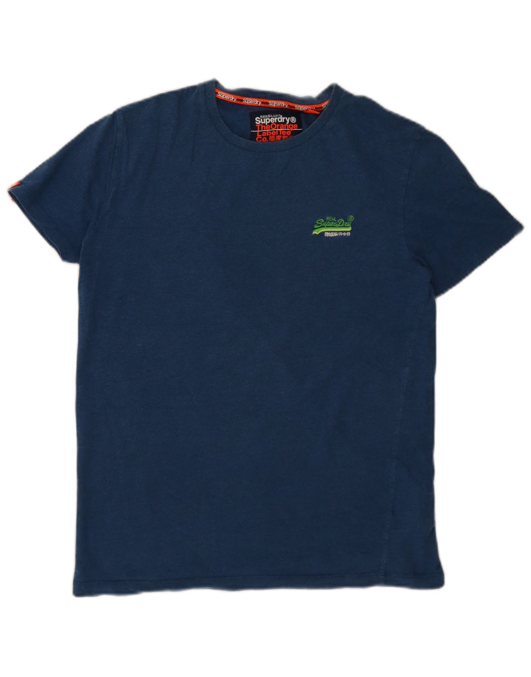 Camiseta Superdry Hombre Top Medium Azul Marino Algodón