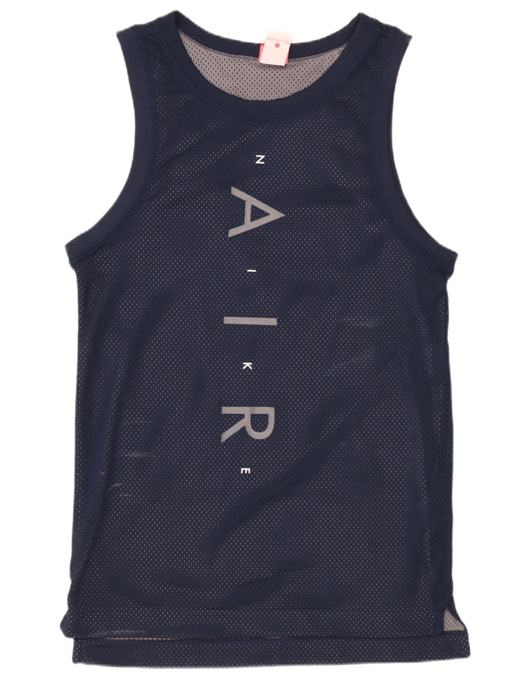 NIKE Hombre Graphic Vest Top Small Azul Marino Poliéster